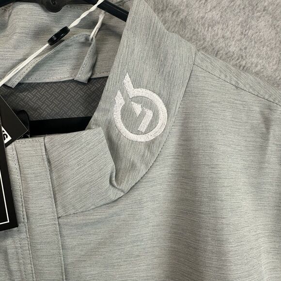FootJoy HYDRO LITE X Full Zip Jacket Heathe Grey Rain Women's Size‎ L #28330 X67 - Picture 4 of 16
